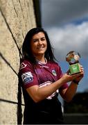 11 May 2021; Rachel Kearns of Galway WFC is presented with her SSE Airtricity Women’s National League Player of the Month Award for April 2021 at North West Fitness Academy in Crossmolina, Mayo. Photo by Harry Murphy/Sportsfile