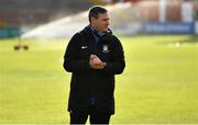 7 May 2021; Athlone Town manager Adrian Carberry before the SSE Airtricity League First Division match between Shelbourne and Athlone Town at Tolka Park in Dublin.  Photo by Harry Murphy/Sportsfile