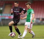 7 May 2021; Cian Bargary of Cork City in action against Harry Groome of Wexford during the SSE Airtricity League First Division match between Cork City and Wexford at Turners Cross in Cork. Photo by Michael P Ryan/Sportsfile