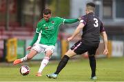 7 May 2021; Gordon Walker of Cork City in action against Alex O'Hanlon of Wexford during the SSE Airtricity League First Division match between Cork City and Wexford at Turners Cross in Cork. Photo by Michael P Ryan/Sportsfile