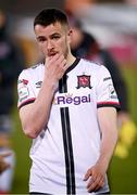 7 May 2021; A dejected Michael Duffy of Dundalk following the SSE Airtricity League Premier Division match between Dundalk and Sligo Rovers at Oriel Park in Dundalk, Louth. Photo by Stephen McCarthy/Sportsfile