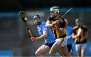 8 May 2021; Paddy Deegan of Kilkenny in action against Donal Burke of Dublin during the Allianz Hurling League Division 1 Group B Round 1 match between Dublin and Kilkenny at Parnell Park in Dublin. Photo by Piaras Ó Mídheach/Sportsfile