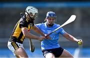 8 May 2021; David Keogh of Dublin in action against Padraig Walsh of Kilkenny during the Allianz Hurling League Division 1 Group B Round 1 match between Dublin and Kilkenny at Parnell Park in Dublin. Photo by Piaras Ó Mídheach/Sportsfile