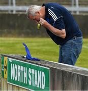 8 May 2021; Limerick groundsman Eugene Griffin renews and places the sideline flags before the Allianz Hurling League Division 1 Group A Round 1 match between Limerick and Tipperary at LIT Gaelic Grounds in Limerick. Photo by Ray McManus/Sportsfile