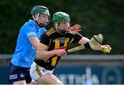 8 May 2021; Martin Keoghan of Kilkenny in action against James Madden of Dublin during the Allianz Hurling League Division 1 Group B Round 1 match between Dublin and Kilkenny at Parnell Park in Dublin. Photo by Piaras Ó Mídheach/Sportsfile