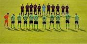 8 May 2021; Bohemians and Finn Harps players stand for a minutes silence in memory of former Republic of Ireland international Alan McLoughlin, former Finn Harps player Alan Keely and Bohemians supporter Liz Sheedy before the SSE Airtricity League Premier Division match between Bohemians and Finn Harps at Dalymount Park in Dublin. Photo by Seb Daly/Sportsfile