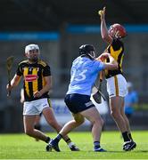 8 May 2021; Ciarán Wallace of Kilkenny in action against Donal Burke of Dublin during the Allianz Hurling League Division 1 Group B Round 1 match between Dublin and Kilkenny at Parnell Park in Dublin. Photo by Piaras Ó Mídheach/Sportsfile