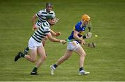 8 May 2021; Jake Morris of Tipperary in action against William O'Donoghue of Limerick during the Allianz Hurling League Division 1 Group A Round 1 match between Limerick and Tipperary at LIT Gaelic Grounds in Limerick. Photo by Stephen McCarthy/Sportsfile
