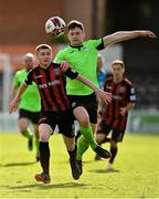 8 May 2021; Ross Tierney of Bohemians in action against Karl O'Sullivan of Finn Harps during the SSE Airtricity League Premier Division match between Bohemians and Finn Harps at Dalymount Park in Dublin. Photo by Seb Daly/Sportsfile