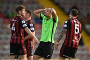 8 May 2021; Will Seymore of Finn Harps reacts after failing to convert a chance during the SSE Airtricity League Premier Division match between Bohemians and Finn Harps at Dalymount Park in Dublin. Photo by Seb Daly/Sportsfile