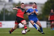 8 May 2021; Killian Phillips of Drogheda United in action against Jamie Brazil of Waterford during the SSE Airtricity League Premier Division match between Waterford and Drogheda United at RSC in Waterford. Photo by Ben McShane/Sportsfile