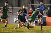 8 May 2021; Ciarán Frawley of Leinster collides with Niall Murray of Connacht during the Guinness PRO14 Rainbow Cup match between Connacht and Leinster at The Sportsground in Galway.  Photo by David Fitzgerald/Sportsfile