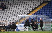 8 May 2021; The Waterford bench during the SSE Airtricity League Premier Division match between Waterford and Drogheda United at RSC in Waterford. Photo by Ben McShane/Sportsfile