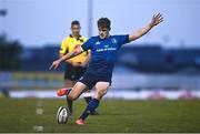 8 May 2021; Garry Ringrose of Leinster kicks a conversion during the Guinness PRO14 Rainbow Cup match between Connacht and Leinster at The Sportsground in Galway.  Photo by David Fitzgerald/Sportsfile