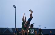 8 May 2021; Ross Molony of Leinster wins possession from a lineout the Guinness PRO14 Rainbow Cup match between Connacht and Leinster at The Sportsground in Galway.  Photo by David Fitzgerald/Sportsfile
