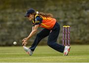9 May 2021; Lara Maritz of Scorchers during the third match of the Arachas Super 50 Cup between Scorchers and Typhoons at Rush Cricket Club in Rush, Dublin. Photo by Harry Murphy/Sportsfile