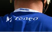 8 May 2021; A detailed view of the Tipperary jersey featuring the text Tiobraid Árann and the sponsors name Teneo during the Allianz Hurling League Division 1 Group A Round 1 match between Limerick and Tipperary at LIT Gaelic Grounds in Limerick. Photo by Stephen McCarthy/Sportsfile