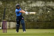 9 May 2021; Sarah Forbes of Typhoons bats during the third match of the Arachas Super 50 Cup between Scorchers and Typhoons at Rush Cricket Club in Rush, Dublin. Photo by Harry Murphy/Sportsfile