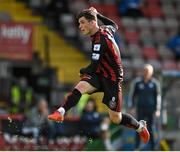 8 May 2021; Ali Coote of Bohemians shoots to score his side's second goal during the SSE Airtricity League Premier Division match between Bohemians and Finn Harps at Dalymount Park in Dublin. Photo by Seb Daly/Sportsfile