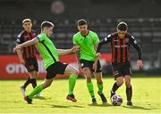 8 May 2021; Dawson Devoy of Bohemians in action against Karl O'Sullivan of Finn Harps during the SSE Airtricity League Premier Division match between Bohemians and Finn Harps at Dalymount Park in Dublin. Photo by Seb Daly/Sportsfile