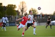 7 May 2021; Jordan Gibson of Sligo Rovers in action against Daniel Cleary of Dundalk during the SSE Airtricity League Premier Division match between Dundalk and Sligo Rovers at Oriel Park in Dundalk, Louth. Photo by Stephen McCarthy/Sportsfile