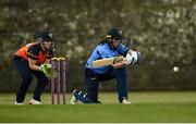 9 May 2021; Jane Maguire of Typhoons bats during the third match of the Arachas Super 50 Cup between Scorchers and Typhoons at Rush Cricket Club in Rush, Dublin. Photo by Harry Murphy/Sportsfile