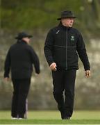 9 May 2021; Umpire Alan Neill during the third match of the Arachas Super 50 Cup between Scorchers and Typhoons at Rush Cricket Club in Rush, Dublin. Photo by Harry Murphy/Sportsfile