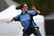 9 May 2021; Jane Maguire of Typhoons during the third match of the Arachas Super 50 Cup between Scorchers and Typhoons at Rush Cricket Club in Rush, Dublin. Photo by Harry Murphy/Sportsfile