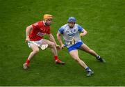 9 May 2021; Colin Dunford of Waterford in action against Niall O'Leary of Cork during the Allianz Hurling League Division 1 Group A Round 1 match between Cork and Waterford at Páirc Ui Chaoimh in Cork. Photo by Stephen McCarthy/Sportsfile