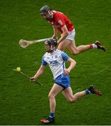 9 May 2021; Conor Gleeson of Waterford in action against Darragh Fitzgibbon of Cork during the Allianz Hurling League Division 1 Group A Round 1 match between Cork and Waterford at Páirc Ui Chaoimh in Cork. Photo by Stephen McCarthy/Sportsfile