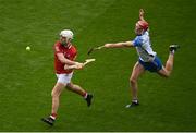 9 May 2021; Luke Meade of Cork in action against Calum Lyons of Waterford during the Allianz Hurling League Division 1 Group A Round 1 match between Cork and Waterford at Páirc Ui Chaoimh in Cork. Photo by Stephen McCarthy/Sportsfile