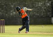 9 May 2021; Lara Maritz of Scorchers hits a four during the third match of the Arachas Super 50 Cup between Scorchers and Typhoons at Rush Cricket Club in Rush, Dublin. Photo by Harry Murphy/Sportsfile