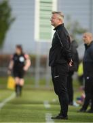 8 May 2021; Peamount United manager James O'Callaghan during the SSE Airtricity Women's National League match between Peamount United and Athlone Town at PLR Park in Greenogue, Dublin. Photo by Matt Browne/Sportsfile