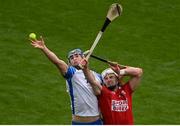 9 May 2021; Conor Prunty of Waterford in action against Patrick Horgan of Cork during the Allianz Hurling League Division 1 Group A Round 1 match between Cork and Waterford at Páirc Ui Chaoimh in Cork. Photo by Stephen McCarthy/Sportsfile