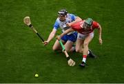 9 May 2021; Billy Hennessy of Cork in action against Patrick Curran of Waterford during the Allianz Hurling League Division 1 Group A Round 1 match between Cork and Waterford at Páirc Ui Chaoimh in Cork. Photo by Stephen McCarthy/Sportsfile