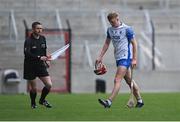 9 May 2021; Calum Lyons of Waterford leaves the field after he was sent off during the Allianz Hurling League Division 1 Group A Round 1 match between Cork and Waterford at Páirc Ui Chaoimh in Cork. Photo by Piaras Ó Mídheach/Sportsfile