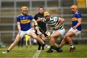 8 May 2021; Tom Morrisey of Limerick in action against Jake Morris, left, and Ronan Maher of Tipperary during the Allianz Hurling League Division 1 Group A Round 1 match between Limerick and Tipperary at LIT Gaelic Grounds in Limerick. Photo by Ray McManus/Sportsfile