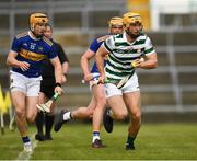 8 May 2021; Tom Morrisey of Limerick in action against Jake Morris, left, and Ronan Maher of Tipperary during the Allianz Hurling League Division 1 Group A Round 1 match between Limerick and Tipperary at LIT Gaelic Grounds in Limerick. Photo by Ray McManus/Sportsfile