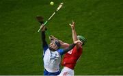 9 May 2021; Kieran Bennett of Waterford in action against Robbie O’Flynn of Cork during the Allianz Hurling League Division 1 Group A Round 1 match between Cork and Waterford at Páirc Ui Chaoimh in Cork. Photo by Stephen McCarthy/Sportsfile
