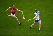 9 May 2021; Iarlaith Daly of Waterford and Jack O'Connor of Cork during the Allianz Hurling League Division 1 Group A Round 1 match between Cork and Waterford at Páirc Ui Chaoimh in Cork. Photo by Stephen McCarthy/Sportsfile