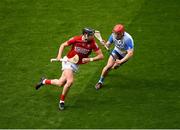 9 May 2021; Niall Cashman of Cork and Darragh Lyons of Waterford during the Allianz Hurling League Division 1 Group A Round 1 match between Cork and Waterford at Páirc Ui Chaoimh in Cork. Photo by Stephen McCarthy/Sportsfile