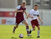 3 May 2021; Killian Phillips of Drogheda United in action against Keith Buckley of Bohemians during the SSE Airtricity League Premier Division match between Drogheda United and Bohemians at Head in the Game Park in Drogheda, Louth. Photo by Sam Barnes/Sportsfile