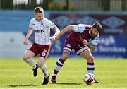 3 May 2021; Gary Deegan of Drogheda United in action against Ross Tierney of Bohemians during the SSE Airtricity League Premier Division match between Drogheda United and Bohemians at Head in the Game Park in Drogheda, Louth. Photo by Sam Barnes/Sportsfile