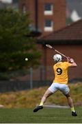 9 May 2021; Neil McManus of Antrim during the Allianz Hurling League Division 1 Group B Round 1 match between Antrim and Clare at Corrigan Park in Belfast, Antrim. Photo by David Fitzgerald/Sportsfile