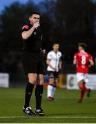 7 May 2021; Referee Robert Hennessy during the SSE Airtricity League Premier Division match between Dundalk and Sligo Rovers at Oriel Park in Dundalk, Louth. Photo by Ben McShane/Sportsfile