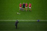 9 May 2021; Cork players, from left, Daniel Meaney, Niall Cashman, Alan Connolly and Alan Connolly, all from the Blackrock GAA Club, pose for photographer George Hatchell following the Allianz Hurling League Division 1 Group A Round 1 match between Cork and Waterford at Páirc Ui Chaoimh in Cork. Photo by Stephen McCarthy/Sportsfile