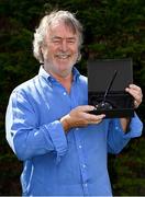14 May 2021; John Knox, formerly of the Kilkenny People, with his Gaelic Writers' Association (GWA) Lifetime Achievement award, in association with Sky Sports, at his home in Kilkenny for the Gaelic Writers Awards 2020. Photo by Brendan Moran/Sportsfile
