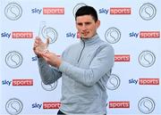 14 May 2021; Limerick's Gearóid Hegarty with his Gaelic Writers' Association (GWA) Hurling Personality of the Year award, in association with Sky Sports, in Newcastlewest, Limerick, for the Gaelic Writers Awards 2020. Photo by Eóin Noonan/Sportsfile