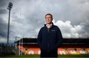 11 May 2021; Armagh manger Kieran McGeeney in attendance during the launch of the 2021 Allianz Football League at the Athletic Grounds in Armagh. Photo by David Fitzgerald/Sportsfile