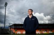 11 May 2021; Armagh manger Kieran McGeeney in attendance during the launch of the 2021 Allianz Football League at the Athletic Grounds in Armagh. Photo by David Fitzgerald/Sportsfile